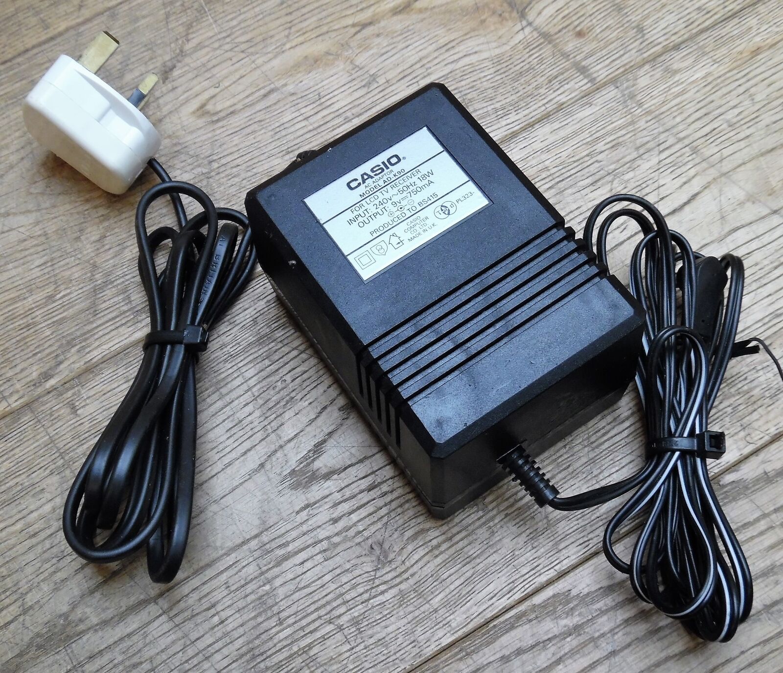 *Brand NEW* 9V 750mA AC DC Adapter Casio AD-K90 For CasioTV-7500 LCD TV - Click Image to Close